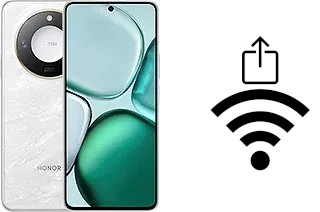 Générer un QR code avec la clé Wifi sur un Honor X9c Smart