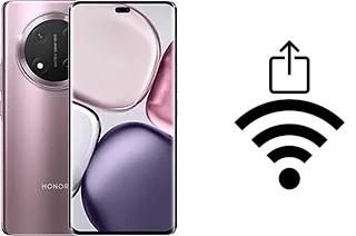 Générer un QR code avec la clé Wifi sur un Honor X9c