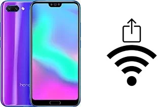 Générer un QR code avec la clé Wifi sur un Honor 10