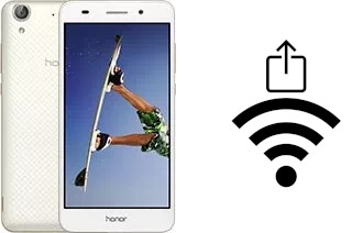 Générer un QR code avec la clé Wifi sur un Honor Holly 3