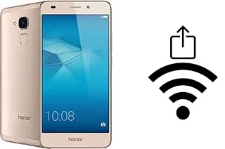 Générer un QR code avec la clé Wifi sur un Honor 5c