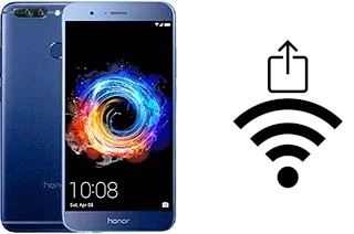 Générer un QR code avec la clé Wifi sur un Honor 8 Pro