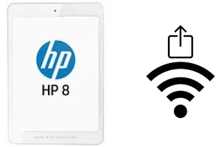 Générer un QR code avec la clé Wifi sur un HP 8