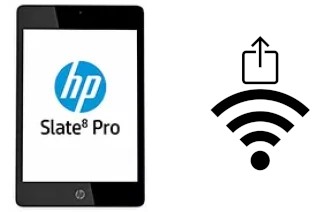 Générer un QR code avec la clé Wifi sur un HP Slate8 Pro