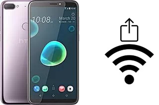 Générer un QR code avec la clé Wifi sur un HTC Desire 12+