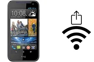 Générer un QR code avec la clé Wifi sur un HTC Desire 310