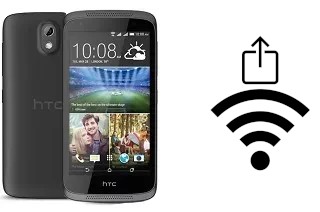 Générer un QR code avec la clé Wifi sur un HTC Desire 526G+ dual sim