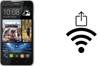Générer un QR code avec la clé Wifi sur un HTC Desire 616
