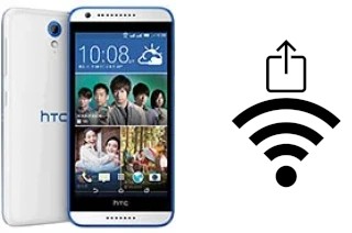 Générer un QR code avec la clé Wifi sur un HTC Desire 620