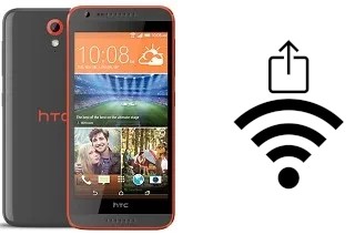 Générer un QR code avec la clé Wifi sur un HTC Desire 620G