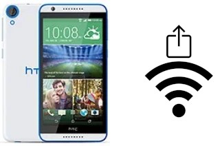 Générer un QR code avec la clé Wifi sur un HTC Desire 820q dual sim