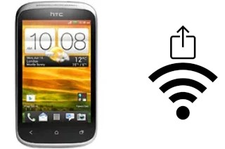 Générer un QR code avec la clé Wifi sur un HTC Desire C