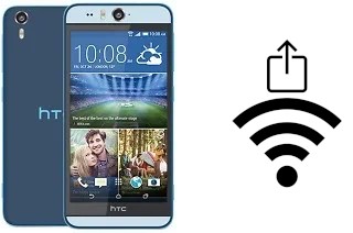 Générer un QR code avec la clé Wifi sur un HTC Desire Eye
