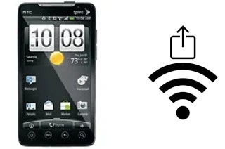 Générer un QR code avec la clé Wifi sur un HTC Evo 4G