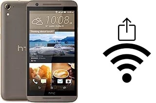 Générer un QR code avec la clé Wifi sur un HTC One E9s dual sim