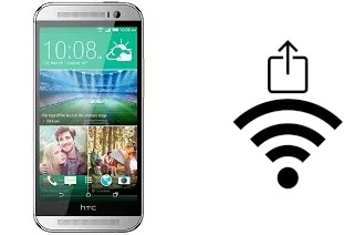 Générer un QR code avec la clé Wifi sur un HTC One (M8)