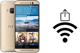 Générer un QR code avec la clé Wifi sur un HTC One M9 Prime Camera