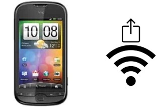Générer un QR code avec la clé Wifi sur un HTC Panache
