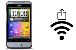 Générer un QR code avec la clé Wifi sur un HTC Salsa