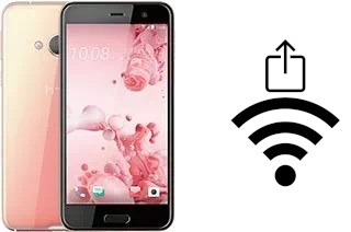 Générer un QR code avec la clé Wifi sur un HTC U Play