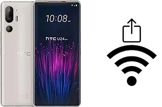 Générer un QR code avec la clé Wifi sur un HTC U24 Pro