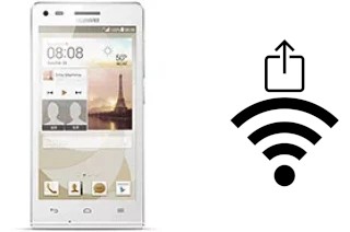 Générer un QR code avec la clé Wifi sur un Huawei Ascend G6