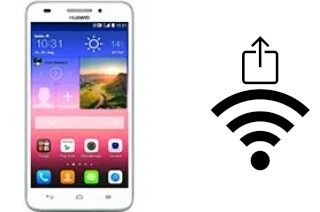 Générer un QR code avec la clé Wifi sur un Huawei Ascend G620s