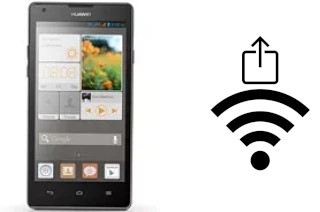 Générer un QR code avec la clé Wifi sur un Huawei Ascend G700