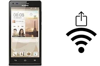 Générer un QR code avec la clé Wifi sur un Huawei Ascend P7 mini