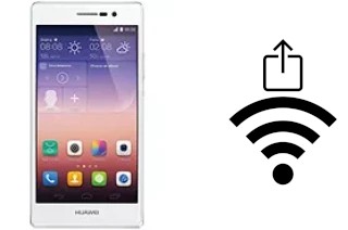 Générer un QR code avec la clé Wifi sur un Huawei Ascend P7