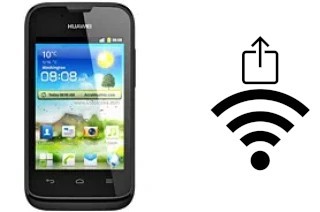 Générer un QR code avec la clé Wifi sur un Huawei Ascend Y210D