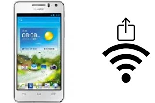 Générer un QR code avec la clé Wifi sur un Huawei Ascend G600