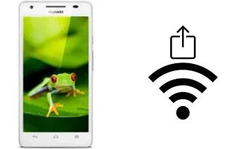Générer un QR code avec la clé Wifi sur un Huawei Honor 3