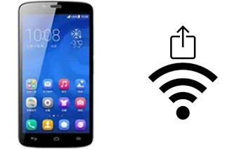 Générer un QR code avec la clé Wifi sur un Huawei Honor 3C Play