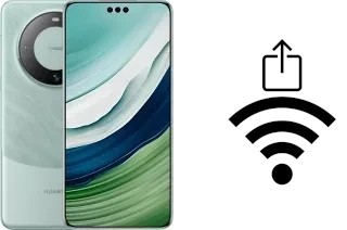 Générer un QR code avec la clé Wifi sur un Huawei Mate 60 Pro