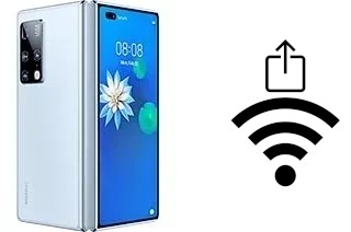 Générer un QR code avec la clé Wifi sur un Huawei Mate X2