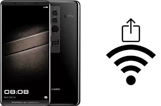Générer un QR code avec la clé Wifi sur un Huawei Mate 10 Porsche Design