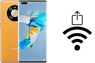 Générer un QR code avec la clé Wifi sur un Huawei Mate 40 Pro