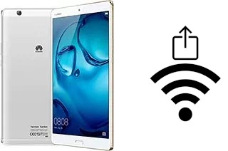 Générer un QR code avec la clé Wifi sur un Huawei MediaPad M3 8.4