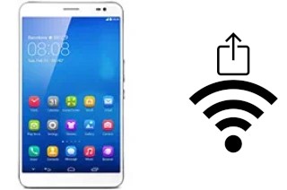 Générer un QR code avec la clé Wifi sur un Huawei MediaPad X1