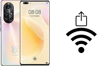 Générer un QR code avec la clé Wifi sur un Huawei nova 8 Pro 4G