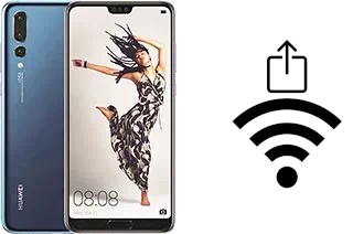 Générer un QR code avec la clé Wifi sur un Huawei P20 Pro
