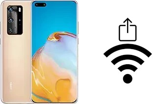 Générer un QR code avec la clé Wifi sur un Huawei P40 Pro