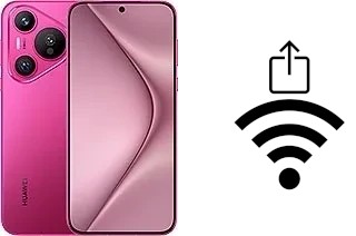 Générer un QR code avec la clé Wifi sur un Huawei Pura 70