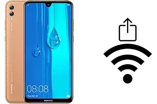 Générer un QR code avec la clé Wifi sur un Huawei Y Max