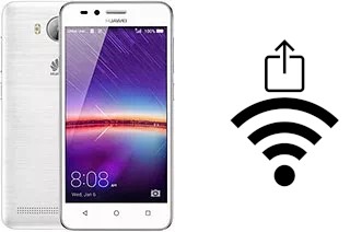 Générer un QR code avec la clé Wifi sur un Huawei Y3II