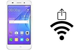 Générer un QR code avec la clé Wifi sur un Huawei Y3 (2017)