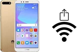 Générer un QR code avec la clé Wifi sur un Huawei Y6 (2018)