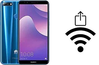 Générer un QR code avec la clé Wifi sur un Huawei Y7 Prime (2018)