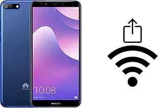 Générer un QR code avec la clé Wifi sur un Huawei Y7 Pro (2018)